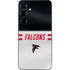 NFL Atlanta Falcons White Striped Galaxy S25 Skin